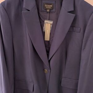 J CREW COLLECTION Navy Blazer | US 16